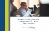 Understanding the New DOL Overtime Law
