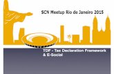 SCN Meet Up - TDF & e-Social -v1
