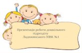 презентация дошкільного підрозділу Ладижинського НВК №1