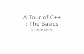 A tour of C++ : the basics