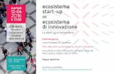 Ecosistema startup  a Torino 12 aprile 2016