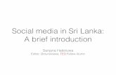 Social media in Sri Lanka: A brief introduction