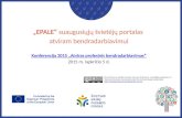 „EPALE“ suaugusiųjų švietėjų portalas  atviram bendradarbiavimui