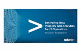 Delivering New Visibility and Analytics for IT Operations