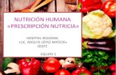 Prescripción nutricia y Sistema Mexicano de Equivalentes