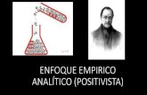 Enfoque empirico analítico (positivista)