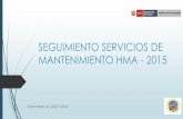 Seguimiento servicios de mantenimiento hma   2015