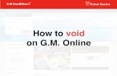How to Void via G.M. Online