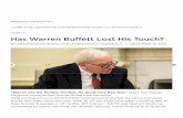 Has Warren Buffett lost his touch_ No