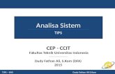 System Analysis and Design - Analisa Sistem