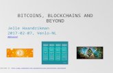 Bitcoins, blockchains and beyond