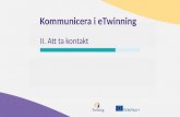 Communicating in eTwinning: Connect - SV
