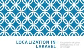 Localization in laravel