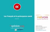 OpinionWay pour Prévoir - Les Français et la prévoyance santé / Janvier 2017