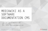 Mediawiki as a software documentation CMS