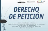 Derecho de Peticion (Sabado Academico) (Universidad de Antioquia)