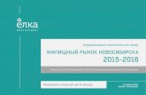 "Жилищный рынок Новосибирска 2015-2016" (открытые данные)