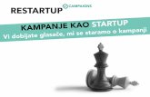 Restartup Campaigns - Kampanje kao startup