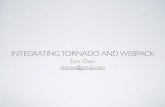 Integrating tornado and webpack