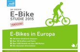 E-Bikes in Europa 2015