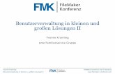 FMK2015: Benutzerverwaltung in kleinen und großen Lösungen 2 by Yvonne Krümling