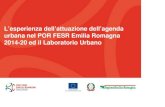 Agenda urbana nel POR FESR, Regione Emilia Romagna