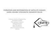 Filtration and Restoration of Satellite Images Using Doubly Stochastic Random Fields