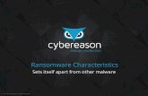 Ransomware Characteristics