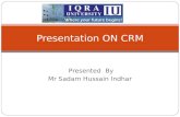 PPT Customers Relationship Management CRM