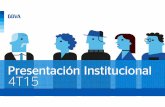 Presentación institucional 4T15