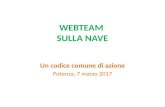 Webteam Sulla Nave marzo 2017