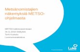 Terhi Koskela - METSO-tutkimusseminaari Helsingissä 16.11.2016