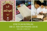 Ta'lim Muta'allim - Bab 13 - Rizki Dan Panjang Usia Bagian 2