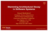 TMPA-2017:  Stemming Architectural Decay in Software Systems