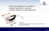 Come vendere prodotti e servizi tramite blog e social netwok