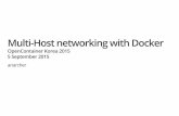 Multi host networking with docker