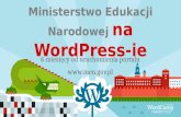 Ministerstwo Edukacji Narodowej na WordPressie - 6 miesięcy od uruchomienia