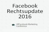 Facebook Rechtsupdate 2016 #AFBMC