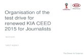 TEST DRIVE KIA CEED 2015 for Journalists