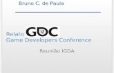 Relato GDC 2012