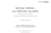 Social media : usages et attentes des internautes