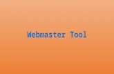 Webmaster tool by Neha Nayak
