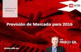 Previsión de mercado para 2016 - Pablo Gil (XTB Trading Barcelona)