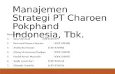 Manajemen strategi pt charoen pokphand indonesia, tbk