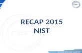 Nist Recap 2015