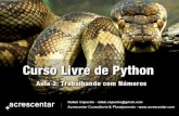 Curso Livre de Python - Aula 03/11 - Módulo I