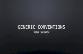 Generic conventions