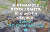 Vietnamese restaurants: 10 must-try places in Saigon - Ho Chi Minh City