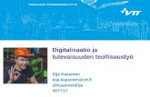#DTT17: Digitalisaatio ja tulevaisuuden teollisuustyö, Eija Kaasinen VTT