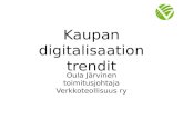 Kaupan digitalisaation trendit